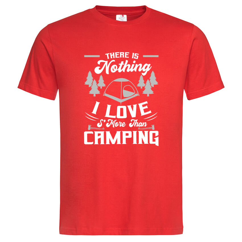 Мъжка Тениска I Love Camping