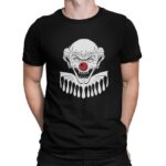 мъжка тениска с щампа evil clown