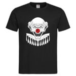 мъжка тениска с щампа evil clown