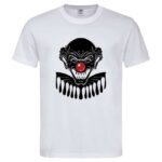 мъжка тениска с щампа evil clown