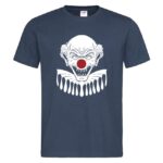 мъжка тениска с щампа evil clown