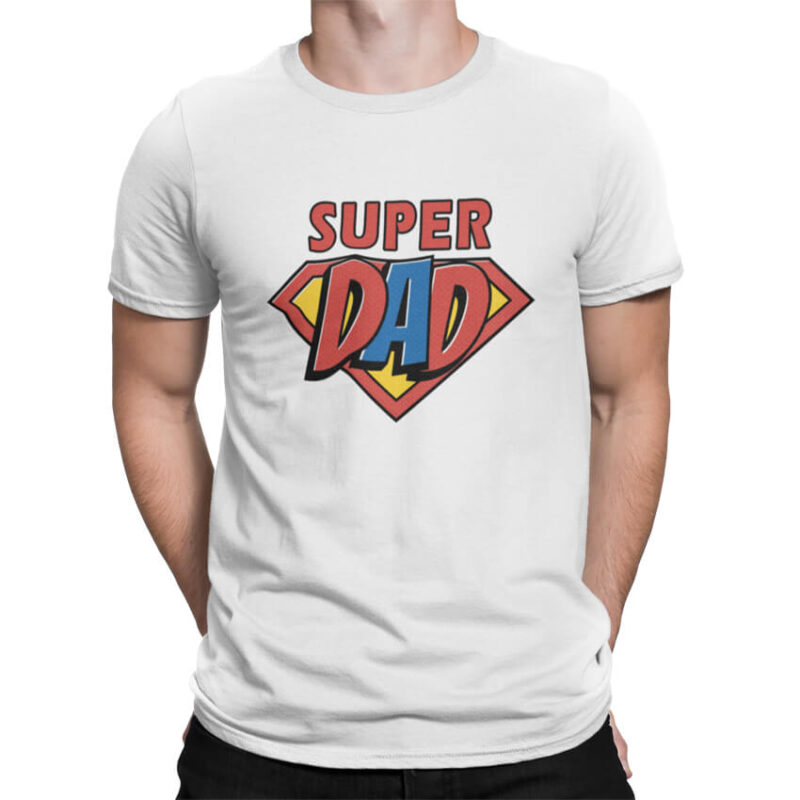 мъжка тениска с щампа super dad