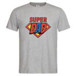 мъжка тениска с щампа super dad