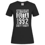 дамска тениска за рожден ден dirty thirty тениски с щампи