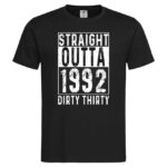 мъжка тениска за рожден ден dirty thirty тениски с щампи