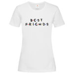 дамска тениска с надпис best friends inamood bg