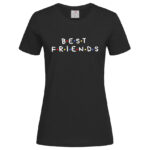 дамска тениска с надпис best friends inamood bg