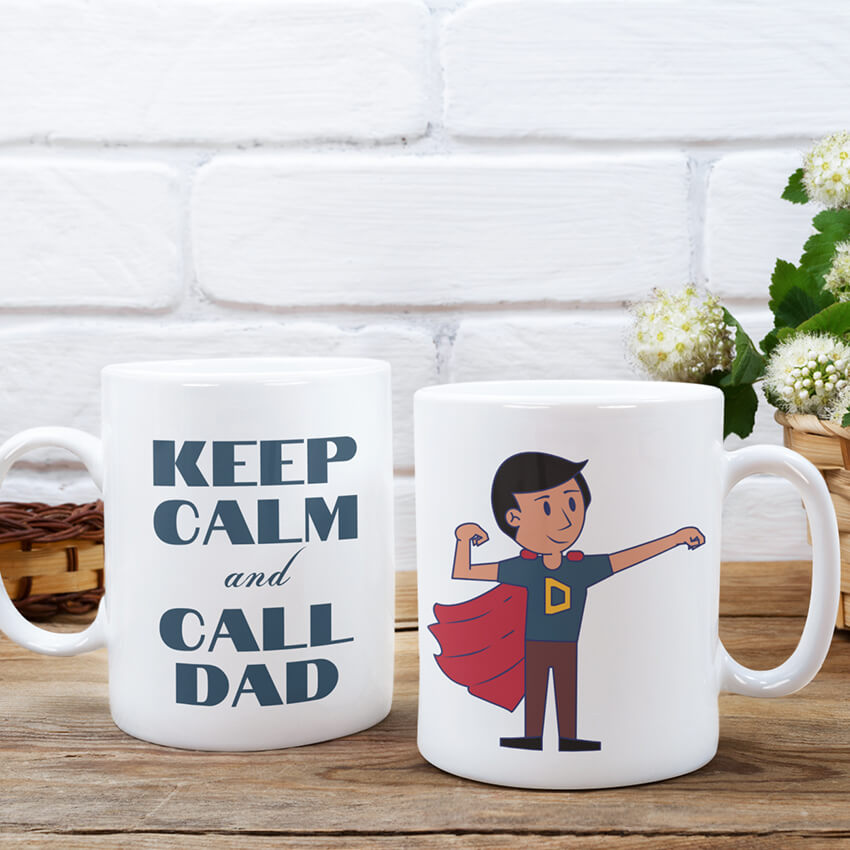 чаша keep calm and call dad inamood bg