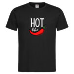 мъжка тениска с щампа hot