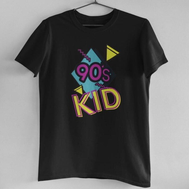 тениска от органичен памук 90s kid