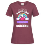 дамска тениска с щампа unicorns are awesome