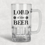 халба за бира с надпис lord of the beer ретро стил