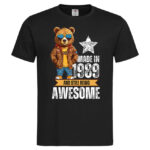 мъжка тениска с щампа awesome bear