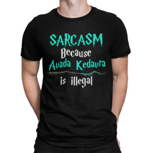 мъжка тениска с щампа avada sarcasm