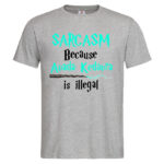 мъжка тениска с щампа avada sarcasm