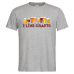 мъжка тениска с щампа i like crafts