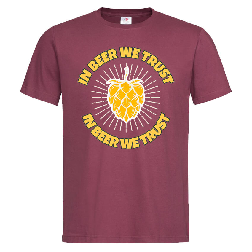 Мъжка Тениска In Beer We Trust