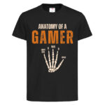 детска тениска с щампа anatomy of a gamer